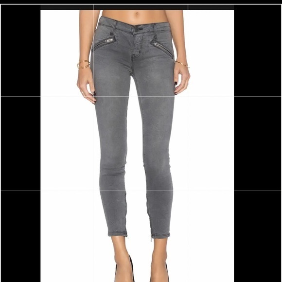 Current/Elliott Pants - Current / Elliott  Y2K lowrise Jeans  Gray Skinny Stretch Denim size 24